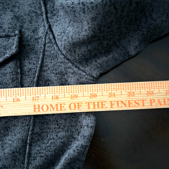 Mountain Khakis Mens Old Faithful Sweater Zip Jacket Fleece Gray Small Pockets - Picture 8 of 9